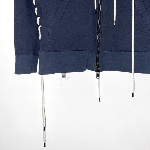 Craig Green Laced Pullover Hoodie Navy L - Picture 2 of 7